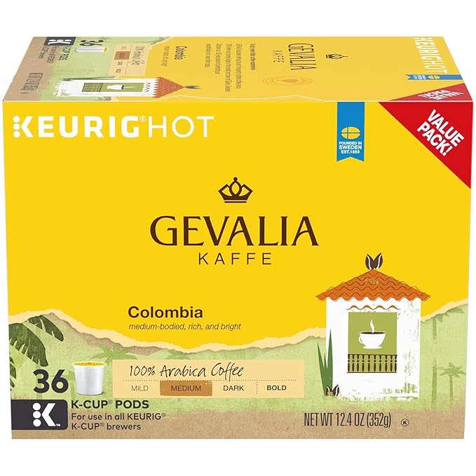 Gevalia Colombia Medium Roast K-Cup® Coffee Pods (32 ct Box)