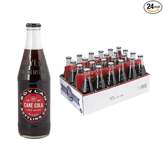 Boylan Bottling Co Cane Cola Soda 12 Ounce -- 24 per case.