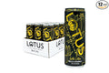 Gold Lotus Plant Power Drink™ | Pure Cane Sugar | 160 mg Natural Caffeine from Green Coffee Bean | Plant-Based Ingredients | 12 oz Cans | 12 Count
