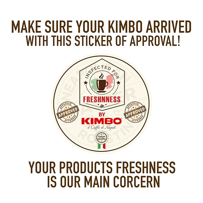 Kimbo Aroma Gold 100% Arabica Ground Coffee | Medium Dark Roast | 9/13 Intensity | Intense Flavor &amp Dark Chocolate Notes | 8.8 oz Can - Pack of 3