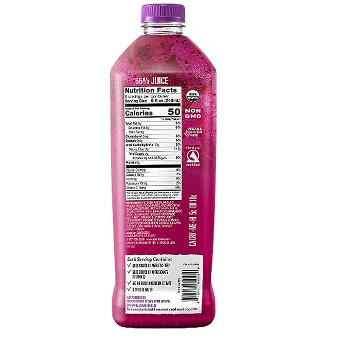 Sambzon Organic Dragon Fruit Juice Blend 64 fl. Oz.