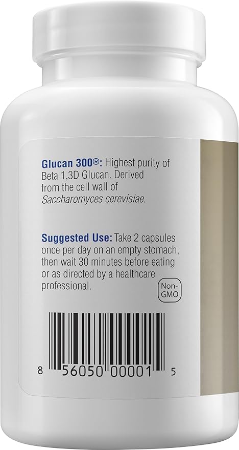 Transfer Point Immune Support Supplement Highly Purified Beta 13D Glucan 100 mg per Capsule (b-glucan Fiber) (Pack of 2)