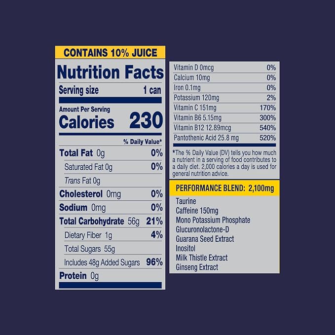 Jumex Mango Nectar Energy Drink 150 mg of Caffeine Real Fruit Juice 15 fl oz (Pack of 12)