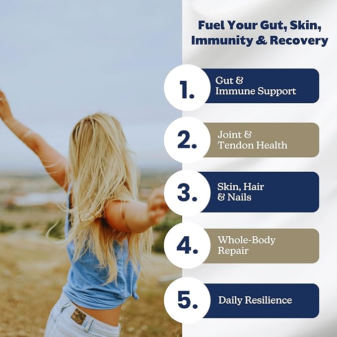MK Supplements Collagen &amp Colostrum – Grass-Fed Bovine Collagen &amp Bovine Colostrum Powder – Skin Gut Joint &amp Immune Support – Keto Paleo Carnivore Friendly – No Additives