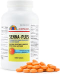 Health Star Senna Plus Laxative &amp Stool Softener Tablets 50mg / 8.6mg Strength Natural Vegetable Stimulant Laxative| Gentle Constipation Relief| Docusate Sodium for Bowel Movement (1000 Tablets