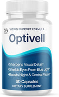 Optivell Eye Capsules Official Optivell Eye Vitamin Pills with All Natural Ingredients Advanced Vision Formula Supplement Pills Supporting Ocular Health and Wellness Naturally (60 Capsules)