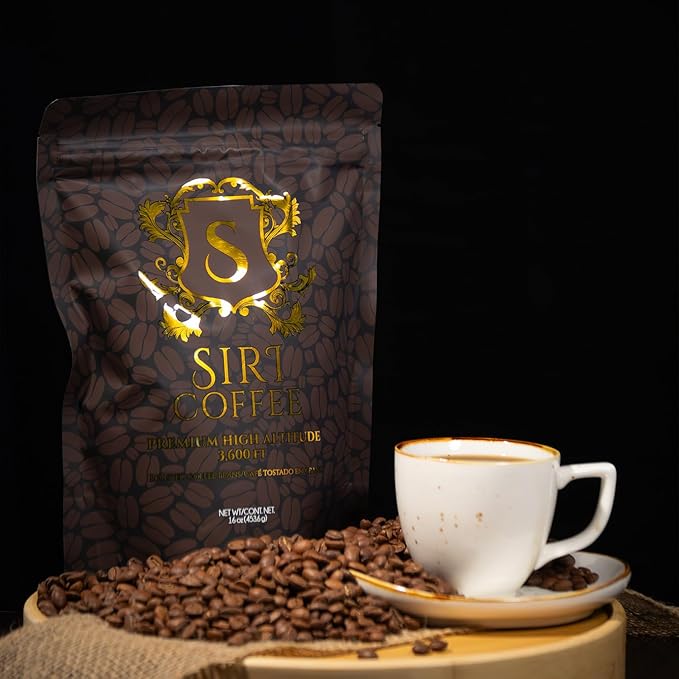 Siri Roast Coffee Beans &amp High Altitude Organic 1 lb Tested for Molds &amp Toxins Smooth Chocolate Notes Light Roast Whole Bean Coffee Premium El Salvador