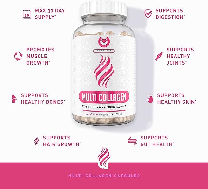 PUREFINITY Collagen Capsules + Super Greens Gummies Bundle