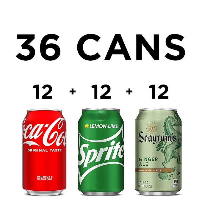 Coca-Cola Soda Soft Drink Party Pack 12 Fl Oz