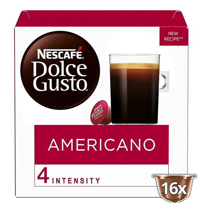 Nescafe Dolce Gusto Coffee Pods Americano 16 capsules Pack of 3
