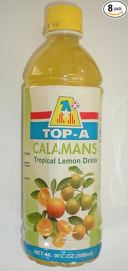 Top-A Calamansi Philippine Tropical Lemon Drink 500ml (8 Bottles)