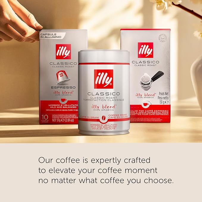 illy Coffee K Cup Pods for Keurig Machines Intenso Dark Roast 100% Arabica Premium Italian Coffee 32 Count 1 Pack