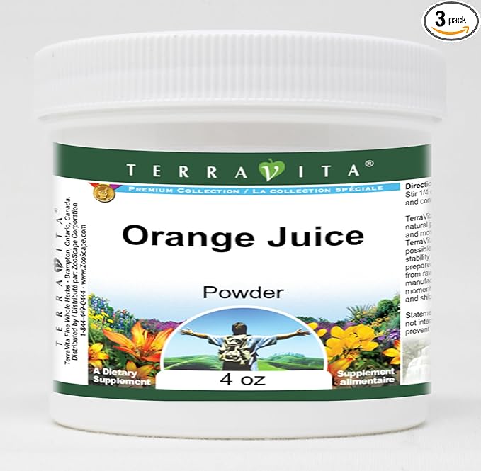Orange Juice Powder (4 oz ZIN: 521029) - 3 Pack
