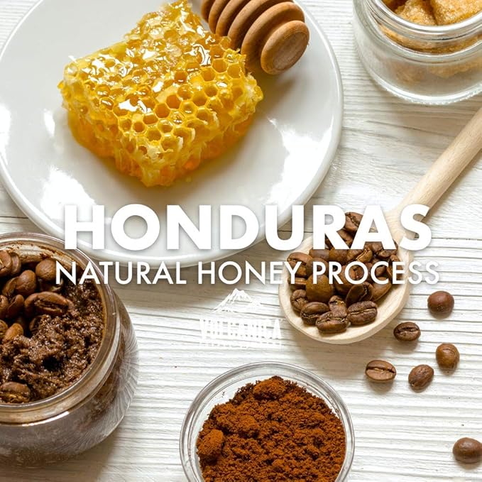 Honduras Coffee Honey Process Ground Fresh Roasted 16-ounce