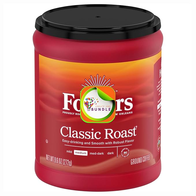 Classic Roast Ground Coffee Medium Roast 9.6 oz Canister