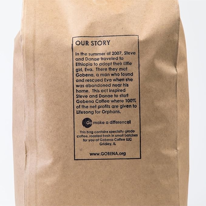 Gobena Coffee 2lb Decaf Medium Roast Whole Bean Fresh Roasted 100% Arabica Specialty Coffee 32 ounces 2 pounds Bulk