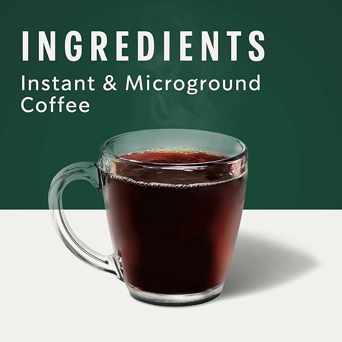 Starbucks VIA Instant Coffee Dark Roast Coffee Decaf Italian Roast Arabica Beans Single-Serve 1 Box (20 Packets)