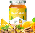 OALSE Mango Sea Moss Gel - Natural Irish Seamoss Gel with Ashwagandha Root Burdock Root Turmeric - Non-GMO Gluten-Free Vegan