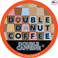Double Caffeine Fresh Dark Roast Coffee for Keurig K Cup Brewer Machines from Double Donut 96 Capsules