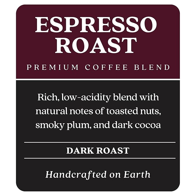 Copper Moon Dark Roast Whole Bean Coffee Espresso Blend 5 Lb