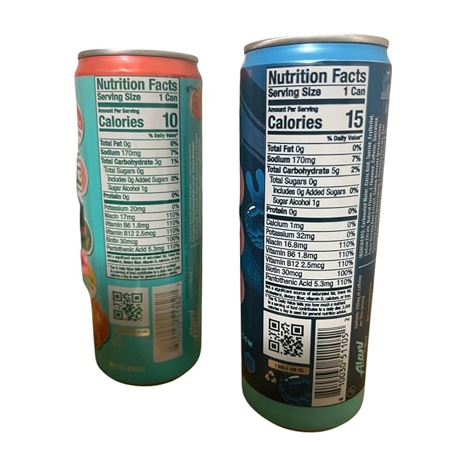 Energy Drink Variety Pack Sugar Free Low Calorie 12 Fl Oz Cans 6 Pack (Flavors may very)