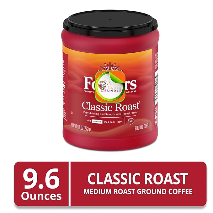 Classic Roast Ground Coffee Medium Roast 9.6 oz Canister
