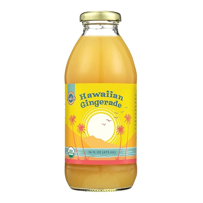 Pacific96 Organic Hawaiian Gingerade 16oz (4 Pack)