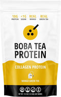 Mango Green Tea Flavored Collagen | 30 Servings | Grass-Fed Hydrolyzed Bovine Collagen Powder for Men and Women | Promotes Hair Nail Skin Bone and Joint Health | No Added Sugar