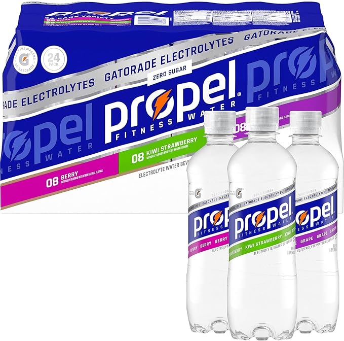 Enhanced Electrolyte Water Beverage with Immune Support Zero Sugar and Low Calorie Hydration Vitamin C and Zinc Infused Variety Pack Flavors 16.9 fl oz Bottles 24 Pack for Fitness
