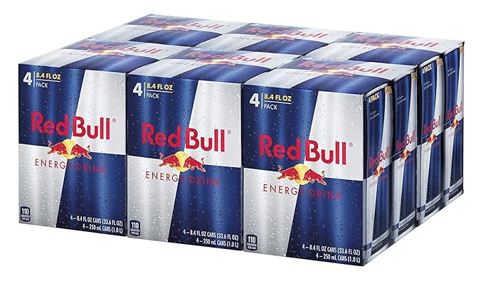 Red Bull Energy Drink Coconut Berry (24 Count) + Red Bull Energy Drink (24 Cans x 6 Packs)