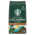 Starbucks Ground Coffee Medium Roast Hot or Iced Coffee Single-Origin Colombia 12 oz