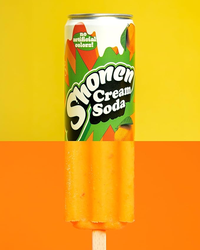 Shonen Soda - Orange Cream | 12 Fl Oz Can | 12-Pack