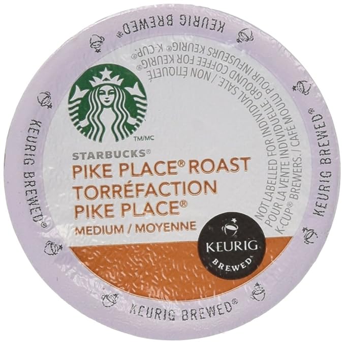 Starbucks Pike Place Roast K-Cup for Keurig Brewers 160 Count (Packaging May Vary)