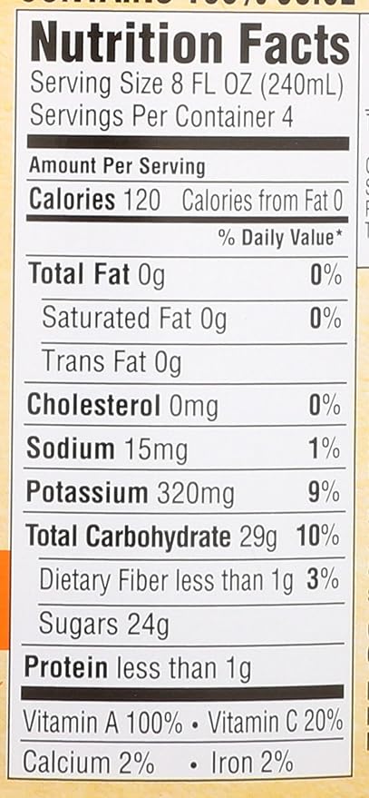 Santa Cruz Organic Orange Mango Fruit Juice Non GMO 32 Fluid Ounces (Pack Of 6)