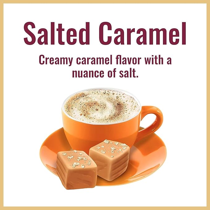 Hills Bros Salted Caramel Cappuccino 14 Oz (Pack of 3)