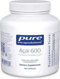 Pure Encapsulations Acai 600 | Berry Supplement for Fiber Immune Support Antioxidants and Flavonoids* | 180 Capsules
