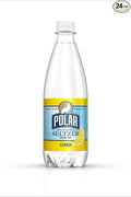 Polar Beverages Seltzer Lemon 20 Fluid Ounce (Pack of 24)