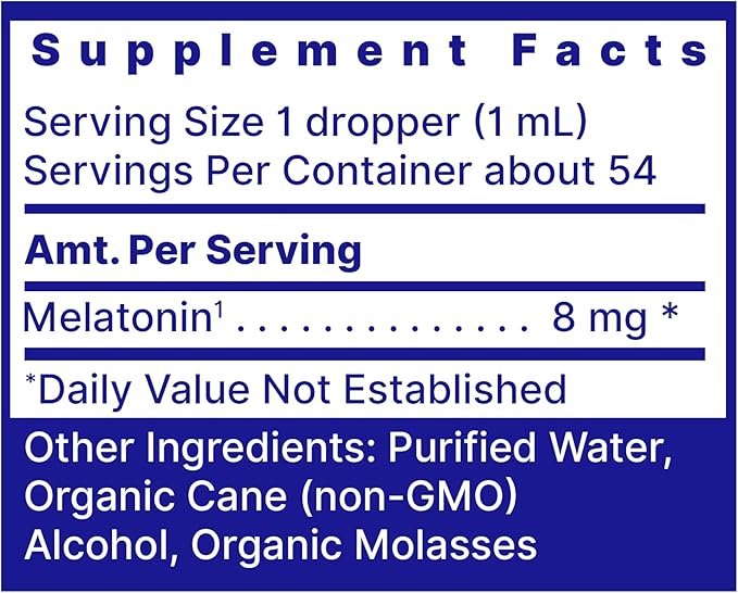 Quantum Nutrition Labs Fermented Melatonin Drops - Melatonin Liquid for Adults Sleep Support Made with Organic Ingredients Vegan Friendly - 2 Fl Oz (54 Servings)