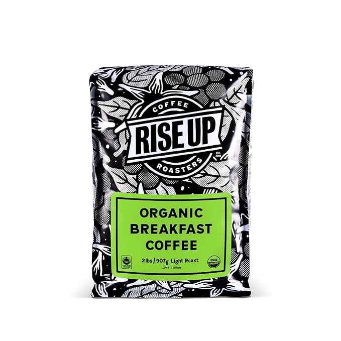 Organic Breakfast Certified Fair Trade Coffee 2 Pound Whole Bean