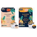 Kahawa 1893 Variety Pack Coffee K-Cup Pods - Safari &amp Serengeti Blend (40 Count) - As Seen on Shark Tank 2 Boxes Medium Roast + 2 Boxes Dark Roast Ethically &amp Sustainably Sourced