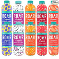 Roar Organic Beverages Variety Pack 10-Pack (18oz Bottles) – Strawberry Lemonade Dragon Fruit Punch Mango Clementine Blackberry Lemonade &amp Georgia Peach – Refreshing Organic Drink