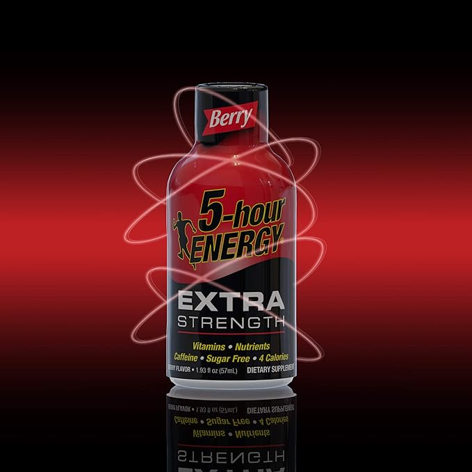 5-Hour Energy Shot Extra Strength Berry 1.93 oz. 24 pack
