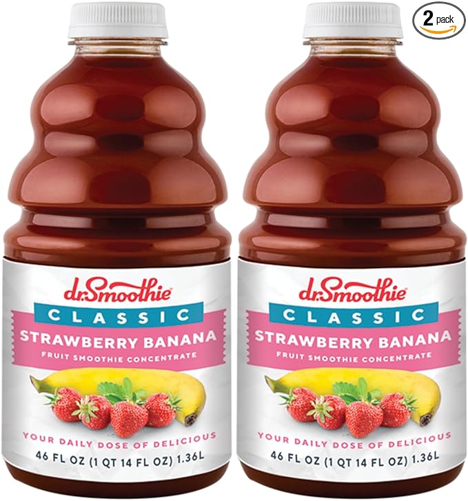 Dr. Smoothie Classic Strawberry Banana 46 fl. oz. (Pack of 2)