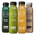 PUR Cold-Pressed Juice – Mini Harmony 5 Day Cleanse – Greens Blue Chia and Pineapple Mint Juices plus Vanilla Almond Nut Mylk with Plant-Based Protein – Non-GMO Pressed at Source – 20 Bottles