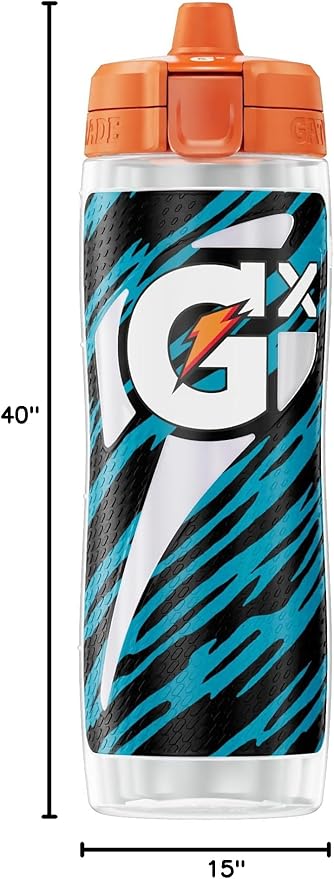 Gatorade Gx NFL Non-Slip Squeeze Bottles Gx Hydration System &amp Gx Sports Drink Concentrate Pods
