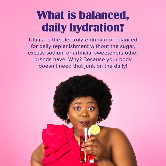Ultima Replenisher Collagen Defense Supplement and Electrolytes Powder - Kiwi Strawberry 13 Stickpacks - Hydration Packets with Dermaval and Biotin that Keep Your Skin Hydrated and Looking Radiant