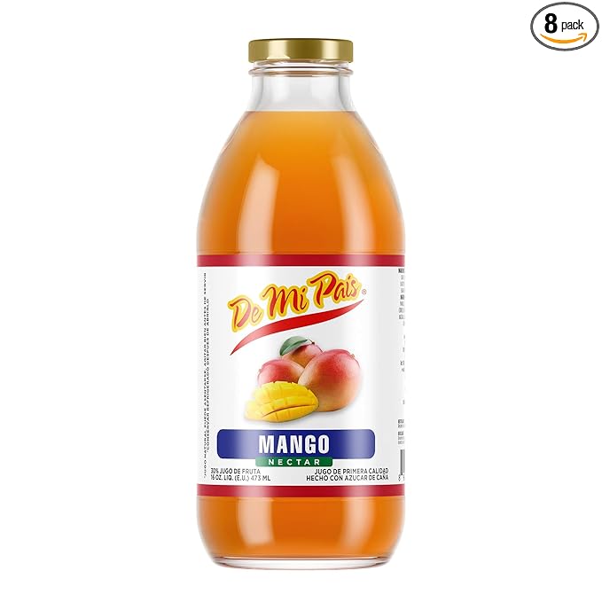 De Mi Pais Jugo de Fruta en Botella Mango 16oz / Fruit Juice in Glass Bottle Mango 16oz (8)