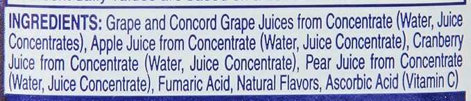 Ocean Spray 100% Juice Cranberry Concord Grape 60 Ounce Bottles (Pack of 8)
