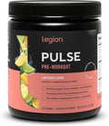 LEGION- All Natural Nitric Oxide Preworkout Drink to Boost Energy Creatine Free Naturally Sweetened Beta Alanine Citrulline Alpha GPC (Lemon Lime)