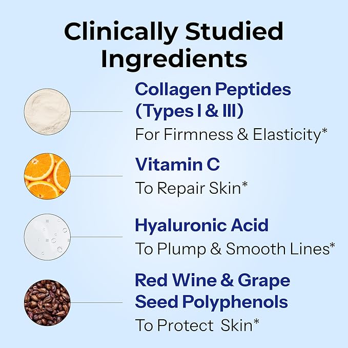 HUM Collagen Love Skin Supplement Collagen Peptides Capsules with Hyaluronic Acid &amp Vitamin C Supports Firm Skin &amp Helps Minimize Signs of Aging Supplements for Women and Men 90 Capsules